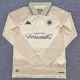 2025/26 Versailles Third Gold Fans Long Sleeve Soccer Jersey 凡尔赛