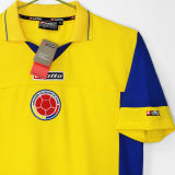 2003/2005 Colombia Home Yellow Retro Soccer Jersey