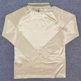 2025/26 Versailles Third Gold Fans Long Sleeve Soccer Jersey 凡尔赛
