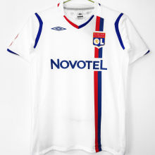 2008/2009 Lyon Home White Retro Soccer Jersey