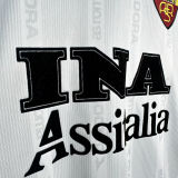 1999/2000 Roma Away White Retro Long Sleeve Soccer Jersey