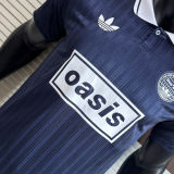 2025/26 AD x oasis #25 Royal Blue Retro Style Player Version Soccer Jersey (Have No.25 带号码）