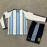 2026/27 Argentina Home Kids Long Sleeve Soccer Jersey  长袖童装