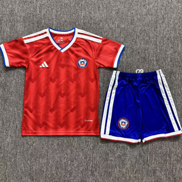 2026/27 Chile Home Red Kids Soccer Jersey