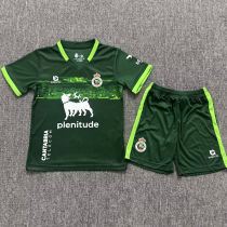 2025/26 Racing Santander Green Kids Soccer Jersey 桑坦德竞技