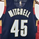 2026 Cleveland MITCHELL #45 Baby Blue Retro NBA Jerseys