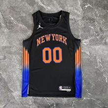 2026 NY Knicks CLARKSON #00 Black NBA Jersey