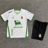 2025/26 Racing Santander White Kids Soccer Jersey 桑坦德竞技