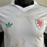 2026/27 Wales Away White Player Version Soccer Jersey