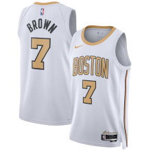 2026 Celtics BROWN #7 White City version NBA Jerseys