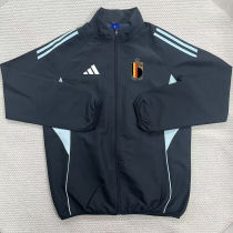 2026 Belgium Black Windbreaker