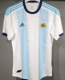 2019 Argentina Home Retro Player Version Soccer Jersey 球员版