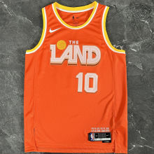 2026 Cleveland GARLAND #10 Orange City version NBA Jerseys