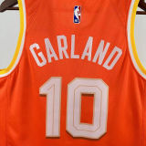 2026 Cleveland GARLAND #10 Orange City version NBA Jerseys