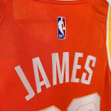 2026 Cleveland JAMES #23 Orange City version NBA Jerseys
