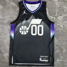 2026 Jazz MARKKANEN #00 Black NBA Jerseys