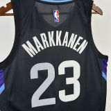 2026 Jazz MARKKANEN #23 Black NBA Jerseys
