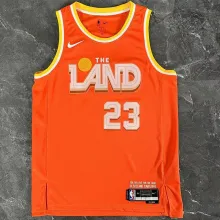 2026 Cleveland JAMES #23 Orange City version NBA Jerseys
