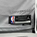 2026 Spurs DEROZAN #10 Grey NBA Jerseys