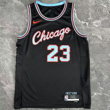2026 Bulls JORDAN #23 Black NBA Jerseys