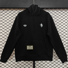 2026 JUV Black Retro Style Hoody 黑色 小绣花