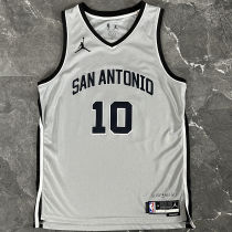 2026 Spurs DEROZAN #10 Grey NBA Jerseys