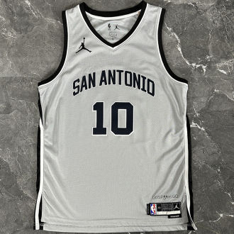 2026 Spurs DEROZAN #10 Grey NBA Jerseys