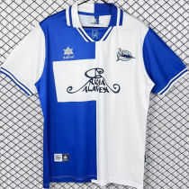 2000/2001 Alaves Home Retro Fans Soccer Jersey