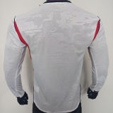 2026/27 England Home White Player Version Long Sleeve Soccer Jersey