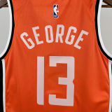 2026 Clippers GEORGE #13 Orange City version NBA Jerseys