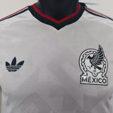 2026/27 Mexico Away White Player Version Long Sleeve Soccer Jersey