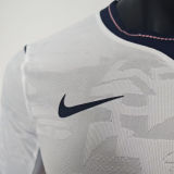 2026/27 England Home White Player Version Long Sleeve Soccer Jersey