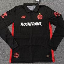 2025/26 Deportivo Toluca Third Black Long Sleeve Soccer Jersey 托卢卡 带星