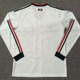 2026/27 Mexico Away White Fans Long Sleeve Soccer Jersey