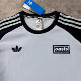 2026 AD x OASIS Light Blue Retro Style Training Sweater