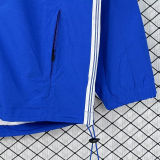 1998 Brazil Home Blue Retro Windbreaker