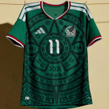 2026/27 Mexico Home Green Player Version Kids Soccer Jersey 球员版童装