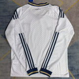 2026/27 Italy Away White Fans Long Sleeve Soccer Jersey