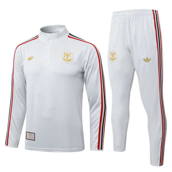 2026/27 Flamengo White Sweater Tracksuit