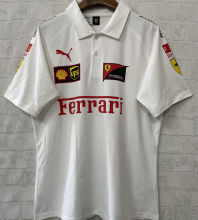 2026 Ferrari White F1 POLO Team T-Shirt 有领