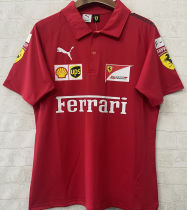 2026 Ferrari Red F1 POLO Team T-Shirt 有领