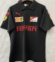 2026 Ferrari Black F1 POLO Team T-Shirt 有领