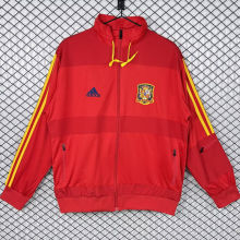 2010 Spain Home Red Retro Windbreaker