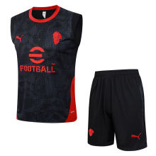 2026/27 AC Black Vest Training Jersey(A Set)