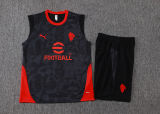 2026/27 AC Black Vest Training Jersey(A Set)