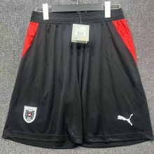 2026/27 Austria Hoem Black Fans Shorts Pants