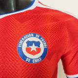 2026/27 Chile Home Red Player Version Soccer Jersey