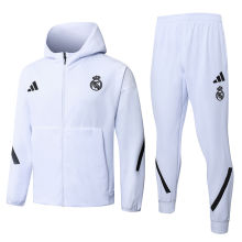 2026/27 RM White Zipper Jacket Tracksuit
