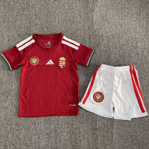 2026/27 Hungary Home Red Kids Soccer Jersey