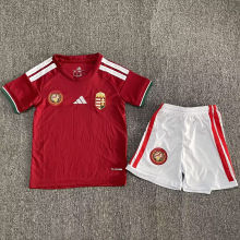 2026/27 Hungary Home Red Kids Soccer Jersey